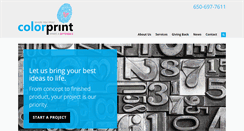 Desktop Screenshot of colorprint.com