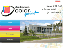 Tablet Screenshot of colorprint.pl