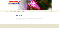 Desktop Screenshot of colorprint.com.pl
